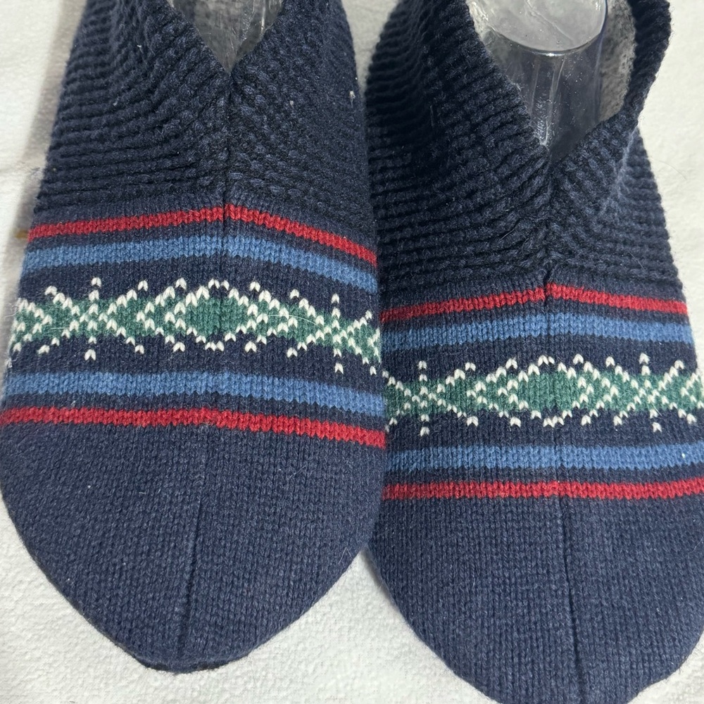 Bombas Fair Isle Gripper Slipper Size Mens Large 10-12.5 - Picture 8 of 11